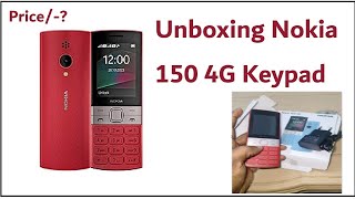 Unboxing of Nokia 150 4G Keypad Mobile  Price Details [upl. by Karia]