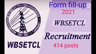 2021 WBSETCL form fillup [upl. by Jankey455]