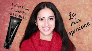 Review e applicazione Fondotinta fluido Alkemilla¸¸•¨•Velvet Fluid Foundation [upl. by Caleb150]