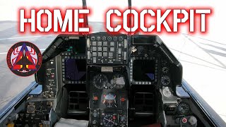 HOME COCKPIT  MI CABINA  DCS  BMS  WINWING SAITEK COUGAR WARTHOG TRACK IR [upl. by Dore]