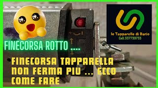 Finecorsa motore tapparella rotto fuori uso  ecco come risolvere [upl. by Nairb430]