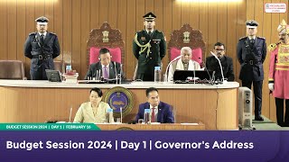 Budget Session 2024  Day 1  Governors Address [upl. by Ela364]