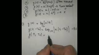 Signal and Systems Time variant and time invariant system Solved Problems part 2 [upl. by Mile]