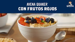 Avena Quaker® con Frutos Rojos [upl. by Mirabelle]