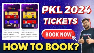 PKL 2024 TICKETS OUT  How to Book PKL 2024 tickets [upl. by Hallutama]