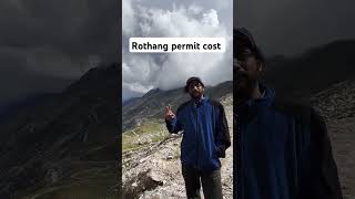 Rothang pass permit nh21routeinfo lehmanalihighway [upl. by Noeht]