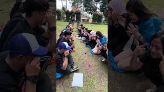 OUTBOUND KOMPETISI BOLA FUN GAME SERU shorts outbound teamwork fungames teambuilding outing [upl. by Eiuol]