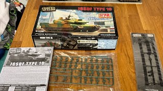 172 Forces of Valor JGSDF Type 10 Main Battle Tank In box Review [upl. by Yeneffit]