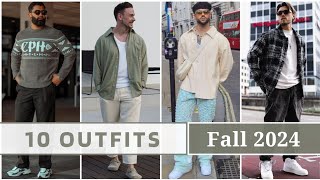 10 Latest Fall Outfit Ideas for Men 2024  Mens Fashion [upl. by Vacla485]