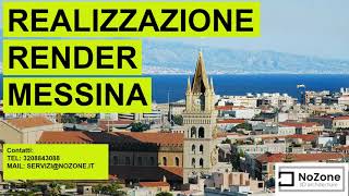 REALIZZAZIONE RENDER MESSINA  FOTOINSERIMENTI [upl. by Peursem169]