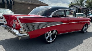 Test Drive 1957 Chevrolet Bel Air 2 Door Post SOLD 39900 Maple Motors 26311 [upl. by Aneela]