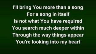 The Heart of Worship worship video w lyrics [upl. by Dazhahs864]