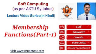 Membership Functions in fuzzy setspart 1 Application of soft computing  AKTU Syllabus [upl. by Tuesday]