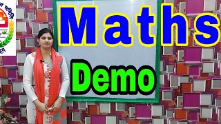 Maths Nvs teacher Demo class  Maths demo lesson plan  PD Classes [upl. by Ahsienauq826]