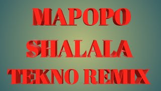 MAPOPO SHALALA X MAVOKALI COMMANDO  TEKNO REMIX 2K23   TIKTOK REMIX [upl. by Nnyllaf]