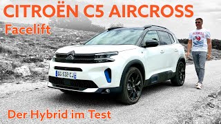 Citroën C5 Aircross Hybrid Das Facelift im ersten Test  Review  2022 [upl. by Soluk]