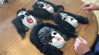 A Set of 1978 Aucoin Collegeville Kiss Spooky Halloween Masks  Reference for Collectors [upl. by Lindsy428]