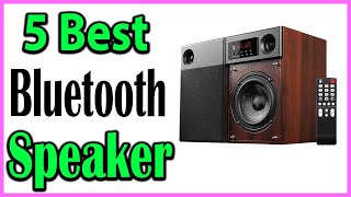 TOP 5 Best Bluetooth Speaker Review 2024 [upl. by Edwyna]