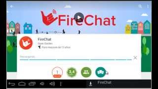 Tutorial como funciona FireChat Colombia [upl. by Haimerej962]