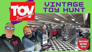 The Toy Department EPIC VINTAGE TOY HUNT Episode 108  ReeYees Retro Toys [upl. by Nnawtna]