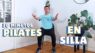 Pilates en Silla Fortalece tu Abdomen y Cuerpo mejorando tu postura [upl. by Acsicnarf]