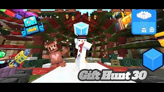 جميع اماكن Gift Hunt 30 الشتاء كيوب كرافت  All 30 Gift Hunt cubecraft [upl. by Naffets960]