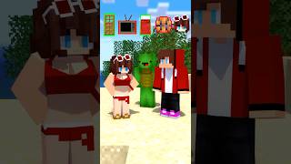 Can You Surf A Items  MAIZEN Minecraft Animation shorts [upl. by Arratal]