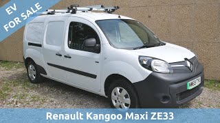 Renault Kangoo Maxi ZE33 electric van still like new  NOW SOLD [upl. by Ahsyek]