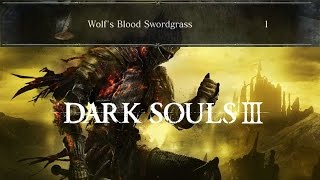 Dark Souls 3 How to farm Wolfs Blood Swordgrass [upl. by Htrahddis862]