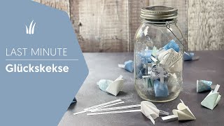 🥠 Glückskekse  Last Minute Geschenkidee  Video Hop Team Stempelwiese [upl. by Edda]