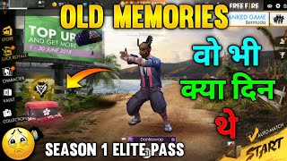 FREE FIRE SEASON 1 OLD MEMORIES  An Untold Story of Every Free fire Player  Garena free fire [upl. by Leffen]