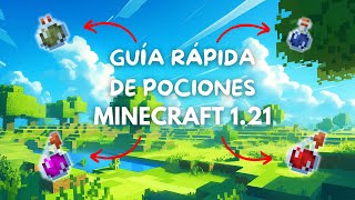 GUÍA POCIONES MINECRAFT 121  Tutorial rápido [upl. by Dolores]