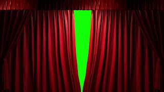 Green Screen Stage Cinema Curtain Opening [upl. by Nomael53]