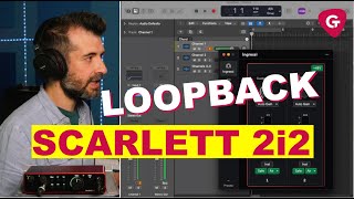 Loopback Preamp Air Scarlett 2i2 Focusrite con software Control 2 [upl. by Hun]