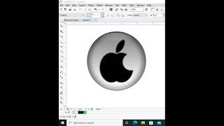 Coreldraw Tutorial  Apple amp iPhone Logo Design in Coreldraw [upl. by Leeland]