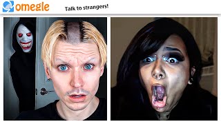 TROLLING OMEGLE with JUMPSCARES [upl. by Eedyak]