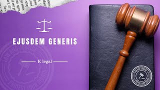 Ejusdem generis in malayalaminterpretation [upl. by Canale]