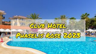 Club Hotel Phaselis Rose 5  Kemer Tekirova Turkey  room tour aquapark territory [upl. by Amer990]