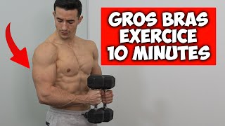 Des gros bras en 10 minutes exercice maison [upl. by Abel390]