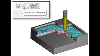 Automatic Tool Path Generation for Milling in NX CAM [upl. by Biancha341]