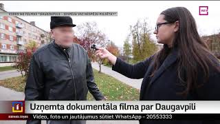 Uzņemta dokumentāla filma par Daugavpili [upl. by Grosberg250]