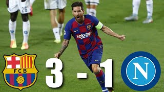 Barcelona vs Napoli 31 Champions League Round of 16 2nd Leg  MATCH REVIEW [upl. by Daniela]