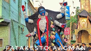 FATAKESTO KALI PUJA 2023MA KALI AAGMAN IN FATAKESTO PUJA PANDALKOLKATA KALI PUJA 2023 [upl. by Deerc]