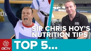 Top 5 Pro Cycling Nutrition Tips With Sir Chris Hoy [upl. by Wini]