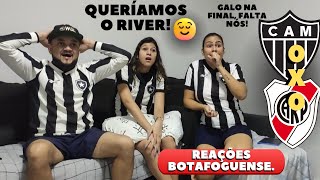 REAGINDO A ATLÉTICO MG X RIVER PLATE semi final da libertadores [upl. by Addy]