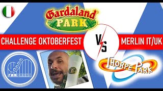 Oktoberfest Challenge  Gardaland vs Thorpe Park  la differenza é ABISSALE [upl. by Blockus646]