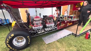 NHRA U S Nationals Cackle vintage twin Hemi  Cackle Fest nhra dragracing USNats [upl. by Uht]