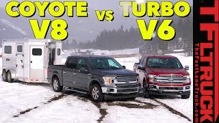 You Asked For It Ford F150 V8 and EcoBoost V6 Take On The Worlds Toughest Towing Test [upl. by Suirtemid799]