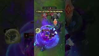 SKARNER SUPPORT PASO a PASO leagueoflegends leaguetiktok leagueoflegendsriotgames [upl. by Asira]