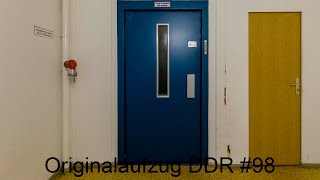 Originalaufzug DDR981982Personenaufzug500kg in HD 1080p [upl. by Greg]